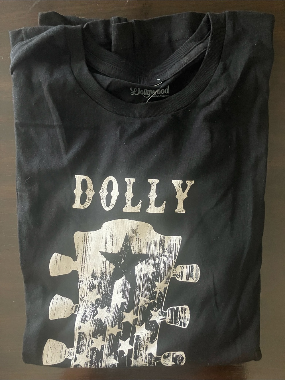 Dolly Black Short-Sleeve Graphic Tee - Dollywood